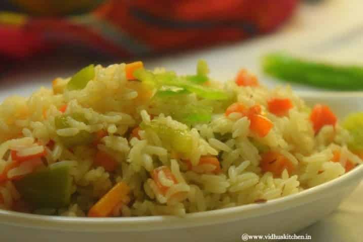 No Onion No Garlic Vegetable Pulao - Plattershare - Recipes, food stories and food lovers