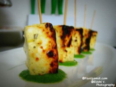No Grilled Paneer Balls - Plattershare - Recipes, food stories and food enthusiasts