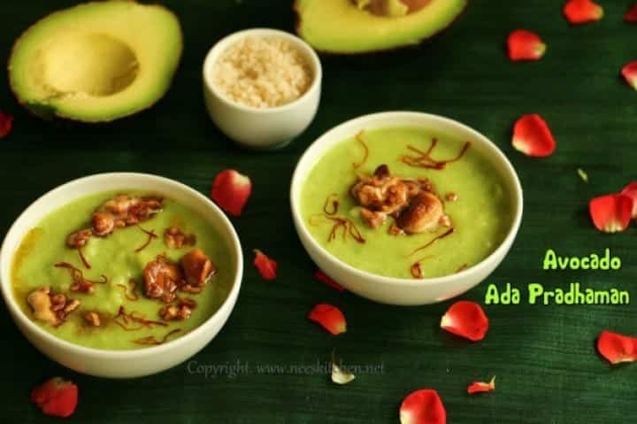 Avocado Ada Pradhaman - Plattershare - Recipes, food stories and food lovers