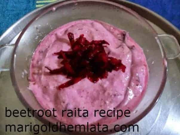 Beetroot Raita/Chukander Ka Raita - Plattershare - Recipes, food stories and food lovers