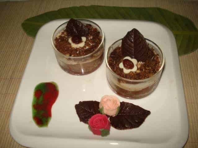 No-Bake Chocolate Paneer Pudding: A Healthy Indian Fusion Dessert - Plattershare - Recipes, food stories and food lovers Chocolate Paneer Pudding with no baking required.