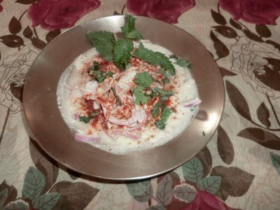 Onion Raita / À¤ª??¥À¤¯À¤¾À¥?? À¤??À¤¾ .À¤°À¤¾À¤¯À¤¤À¤¾ - Plattershare - Recipes, Food Stories And Food Enthusiasts