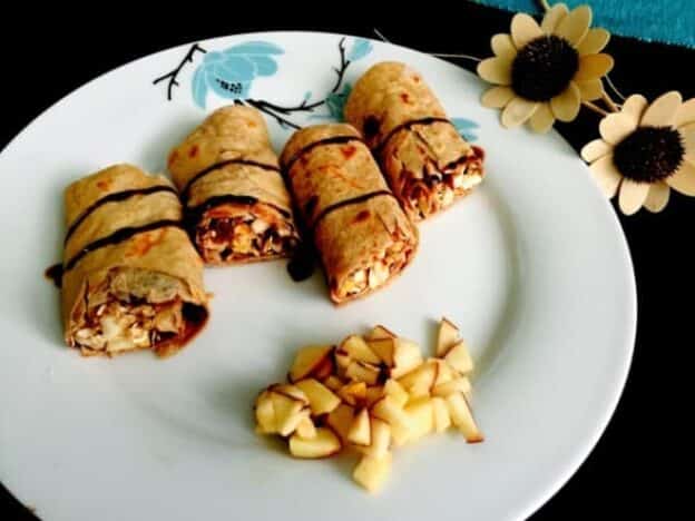 Apple Cinnamon Bran Tortilla Wraps - Plattershare - Recipes, Food Stories And Food Enthusiasts
