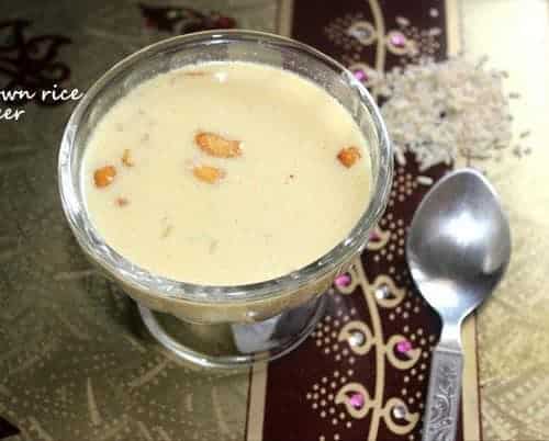 Brown Rice Kheer - Plattershare - Recipes, Food Stories And Food Enthusiasts