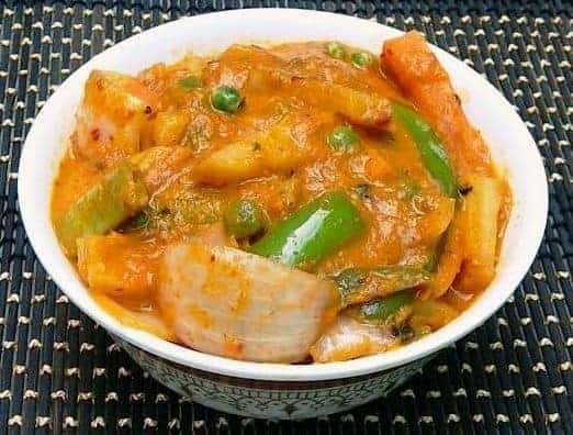 Restaurant Style Kadai Vegetables - Plattershare - Recipes, food stories and food lovers