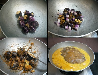 Spicy Baby Eggplant Gravy (Ennai Kathirikai Kuzhambu) - Plattershare - Recipes, food stories and food lovers Spicy Baby Eggplant Gravy (Ennai Kathirikai Kuzhambu) - Plattershare - Recipes, food stories and food lovers