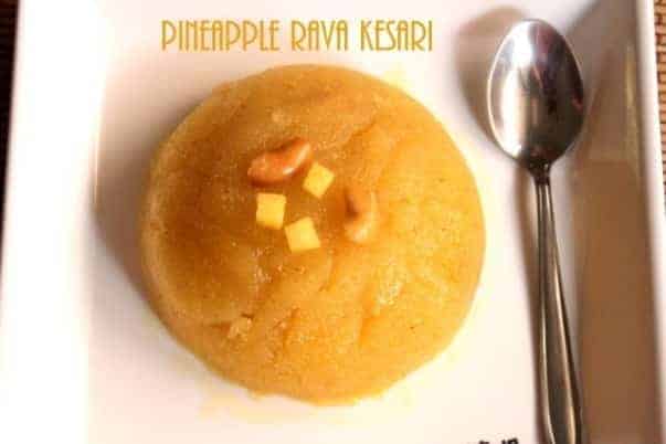 Pineapple Rava Kesari - Plattershare - Recipes, food stories and food lovers