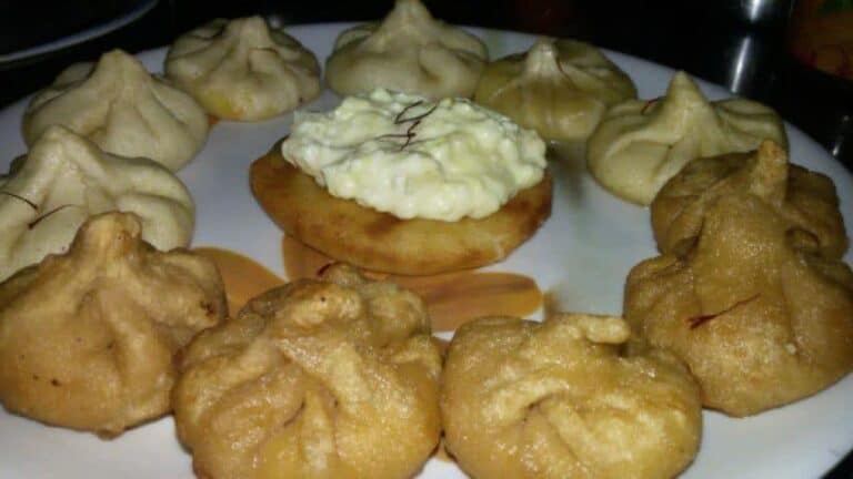 Modak With A Twist. Malpua Style Modak With Rabri Filling - Plattershare - Recipes, food stories and food lovers