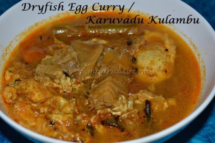 Dry Fish Egg Curry Tuticorin Style - Plattershare - Recipes, food stories and food lovers