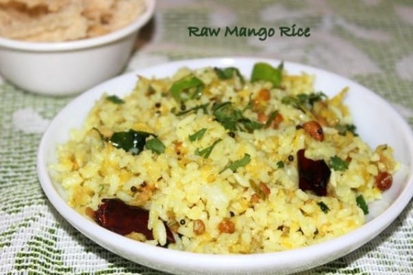 Raw Mango Rice - Plattershare - Recipes, Food Stories And Food Enthusiasts