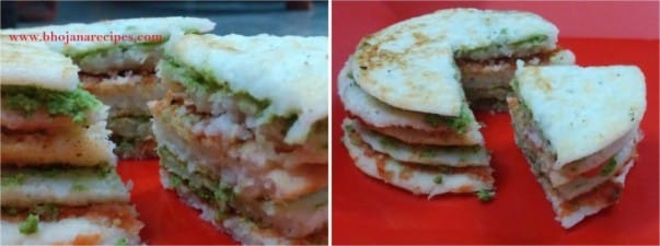 Dosa Sandwich - Plattershare - Recipes, food stories and food lovers