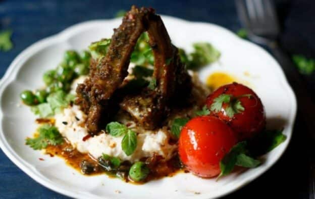 Lamb Chops With Green Goddess Pesto - Plattershare - Recipes, Food Stories And Food Enthusiasts