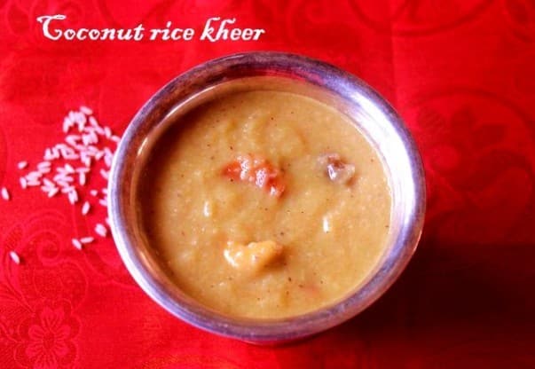 Coconut And Rice Kheer (Thengai Arisi Payasam) - Plattershare - Recipes, food stories and food lovers