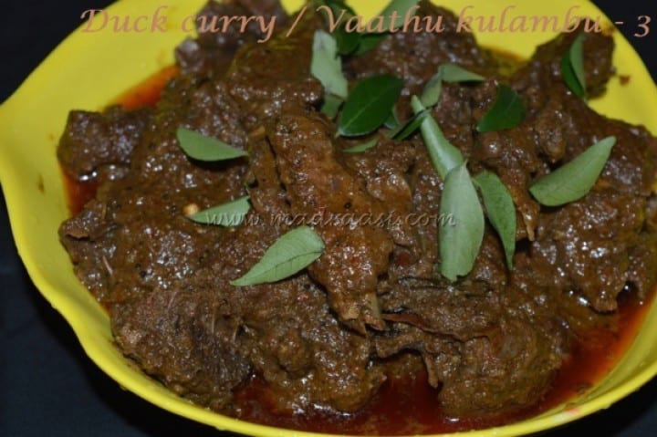 Duck Curry / Vaathu Kulambu - Plattershare - Recipes, food stories and food lovers