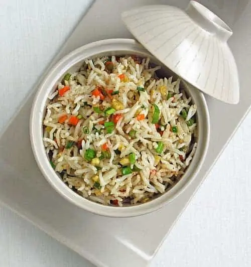 Easy Vegetable Fried Rice - Plattershare - Recipes, Food Stories And Food Enthusiasts