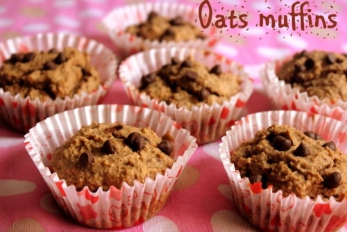 Oats Muffins - Plattershare - Recipes, food stories and food lovers