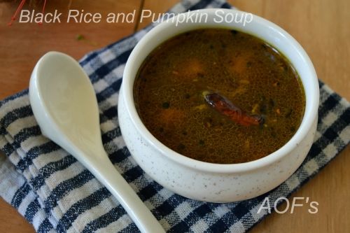 Black Rice Pumpkin Soup