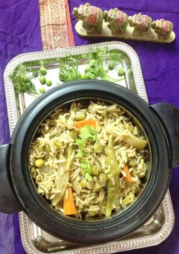 My Signature Dish - Coriander Pulao - Plattershare - Recipes, food stories and food lovers