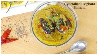 Hyderabadi Baghara/ Bagara Baingan Recipe - Plattershare - Recipes, food stories and food lovers