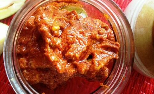The Fiery “Must Have” And Popular Mango Pickle From Andhra: Avakai