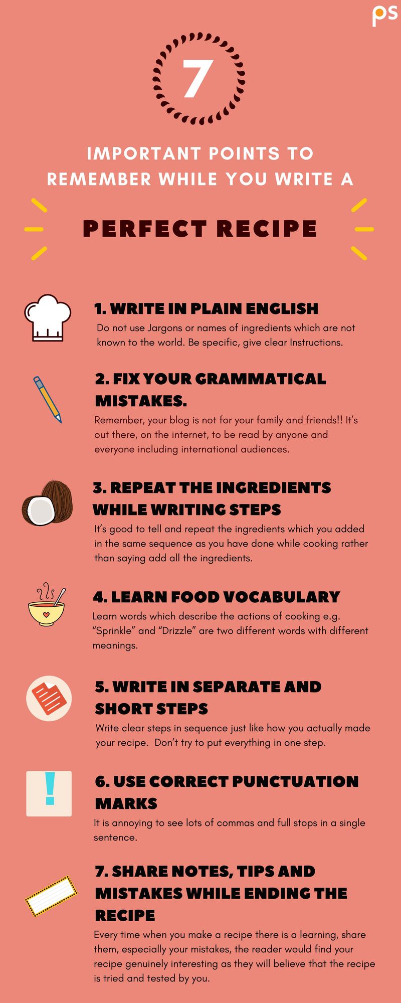 How To Write A Perfect Recipe - Do'S And Don'Ts - Plattershare - Recipes, Food Stories And Food Enthusiasts