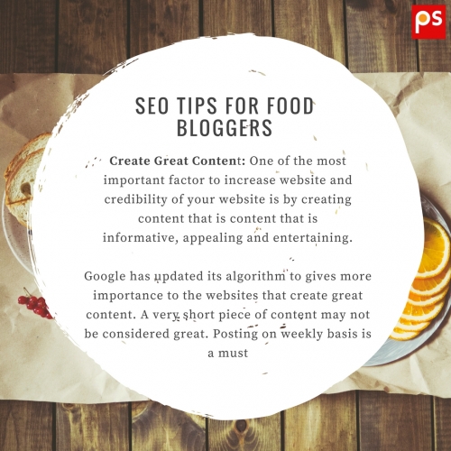 Seo Tips For Food Bloggers - Plattershare - Recipes, food stories and food lovers