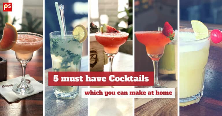 5 Must Have Cocktails Which You Can Make At Home - Muddled, Shaken Or Stirred - Plattershare - Recipes, food stories and food lovers