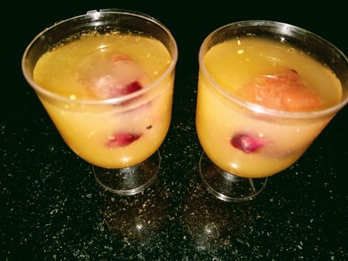 Orange Shots With Fruits Infusers - Plattershare - Recipes, Food Stories And Food Enthusiasts