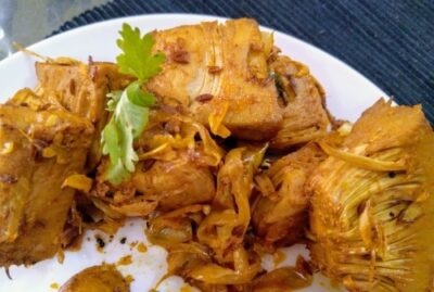 Dahi Pakhala,Aloo Besara Bhaja,Badi Bhaja, Pansha Masala Bhaja, Salad - Plattershare - Recipes, food stories and food lovers