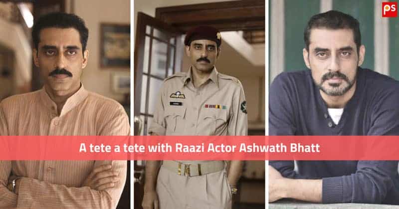 Team Plattershare In A Tete A Tete With Raazi Actor Ashwath Bhatt - His Food Habits, Fitness Advice And More... - Plattershare - Recipes, food stories and food lovers Indian actor Raazi Ashwath Bhatt in different roles, showcasing versatility and intense expressions.