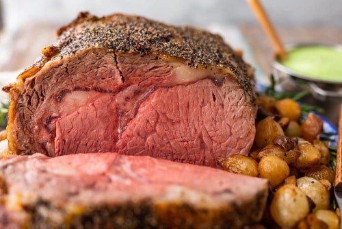 Garlic Butter Herb Prime Rib - Plattershare - Recipes, Food Stories And Food Enthusiasts