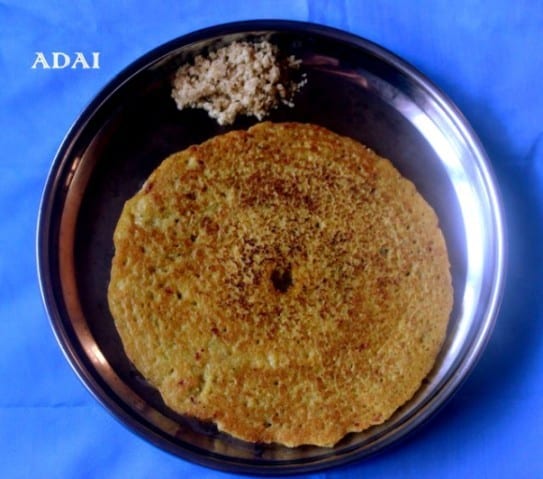 Adai Or Mixed Lentils Dosa Recipe - Plattershare - Recipes, Food Stories And Food Enthusiasts