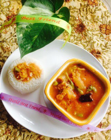 The Most Popular And Traditional Lentil Stew: Sambhar - Plattershare - Recipes, food stories and food lovers