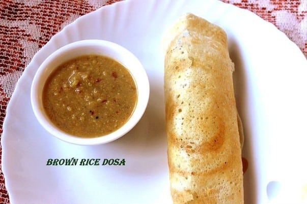 Brown Rice Dosa - Plattershare - Recipes, Food Stories And Food Enthusiasts