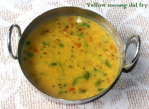 Yellow Moong Dal Fry Or Moong Dal Tadka Recipe - Plattershare - Recipes, Food Stories And Food Enthusiasts