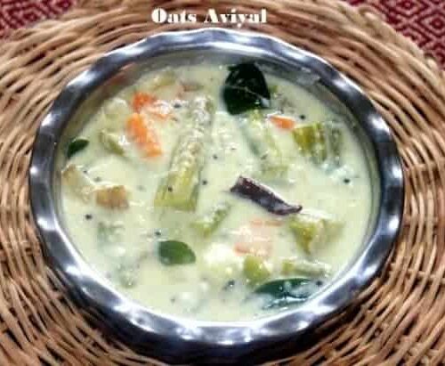 Oats Aviyal - Plattershare - Recipes, food stories and food enthusiasts