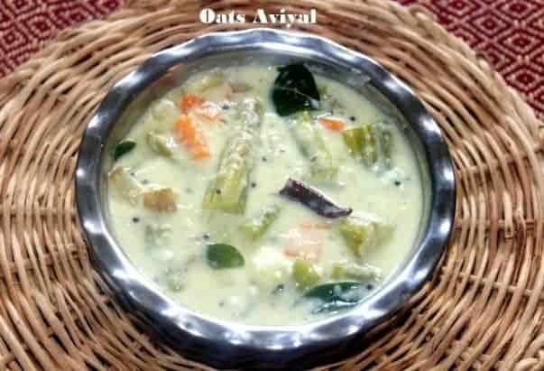 Oats Aviyal - Plattershare - Recipes, food stories and food lovers