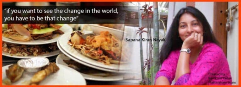 Unsung Hero- Sapna Kiran Nayak Who Made Sure No Food Is Wasted. - Plattershare - Recipes, food stories and food lovers