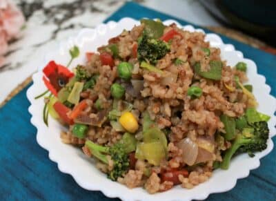 Fried Brown Rice - Plattershare - Recipes, food stories and food lovers