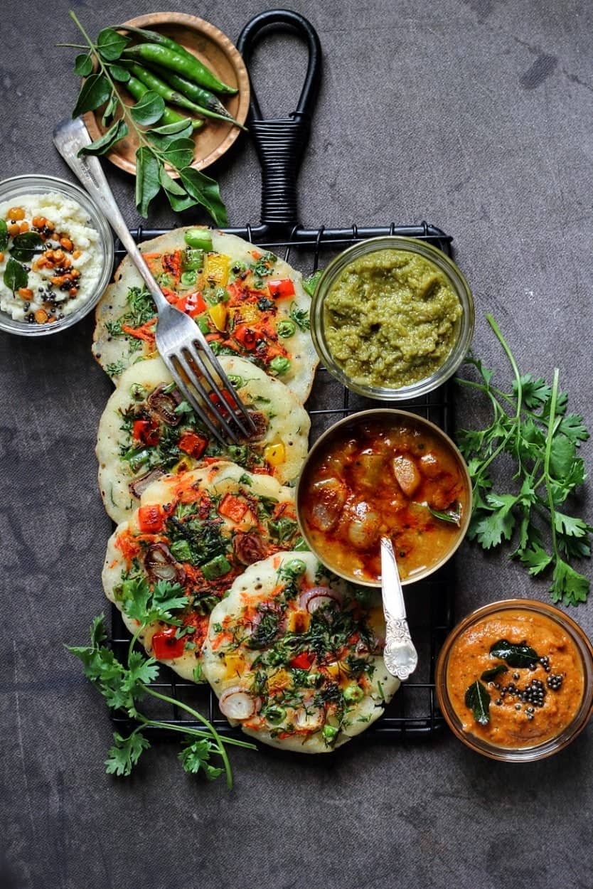Mini Rava Uttapam - Plattershare - Recipes, food stories and food lovers