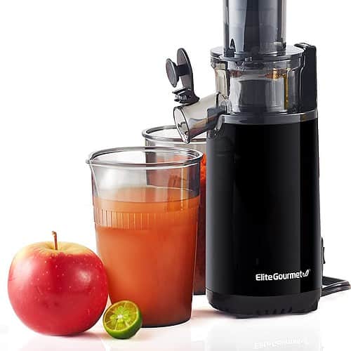 Compact Masticating Slow Juicer, Cold Press Juice Extractor