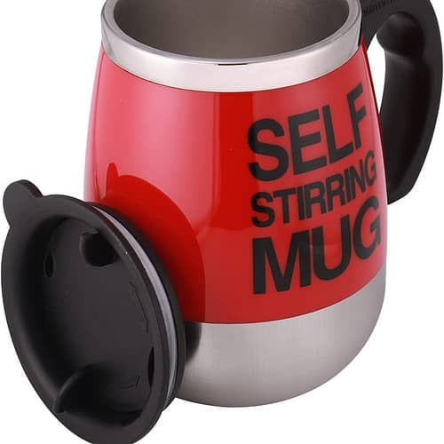 Self Stirring Mug for Coffee, Tea, Hot Chocolate & More