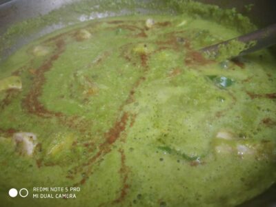 Green peas paste curry - Plattershare - Recipes, food stories and food lovers