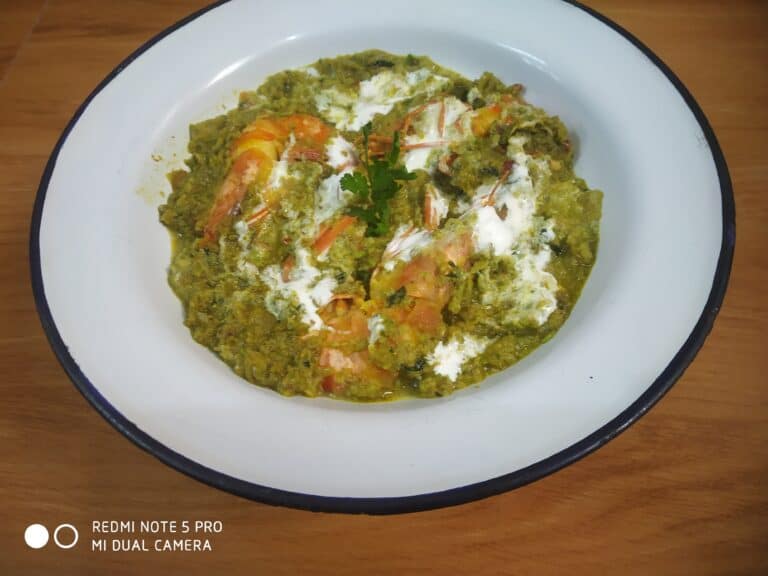 Prawn malai curry