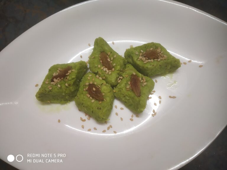 Green chana dessert