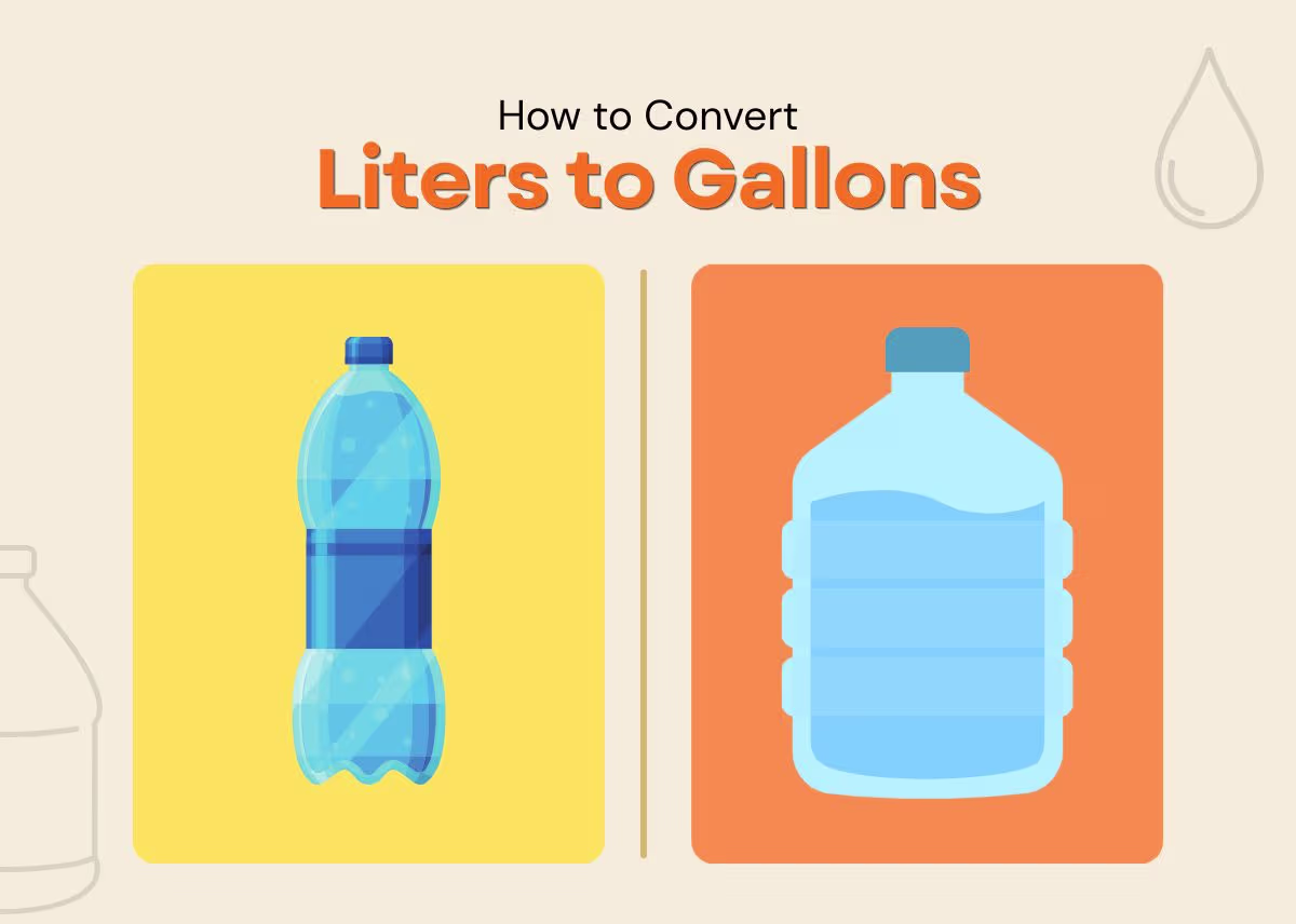 How to Convert Liters to Gallons - Plattershare - Recipes, food stories and food lovers How to Convert Liters to Gallons