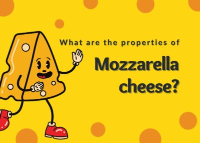 What are the properties of mozzarella cheese