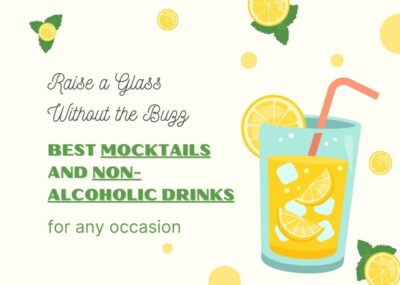 Fresh lemon mocktail with ice and mint leaves, perfect for any occasion.
