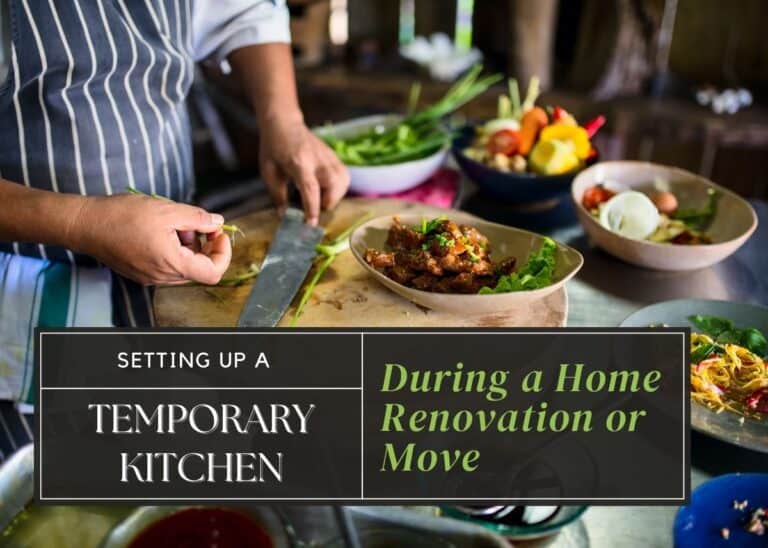 Setting Up a Temporary Kitchen During a Home Renovation or Move