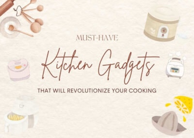 Electric food steamer with cooking accessories and fresh lemon on textured background.